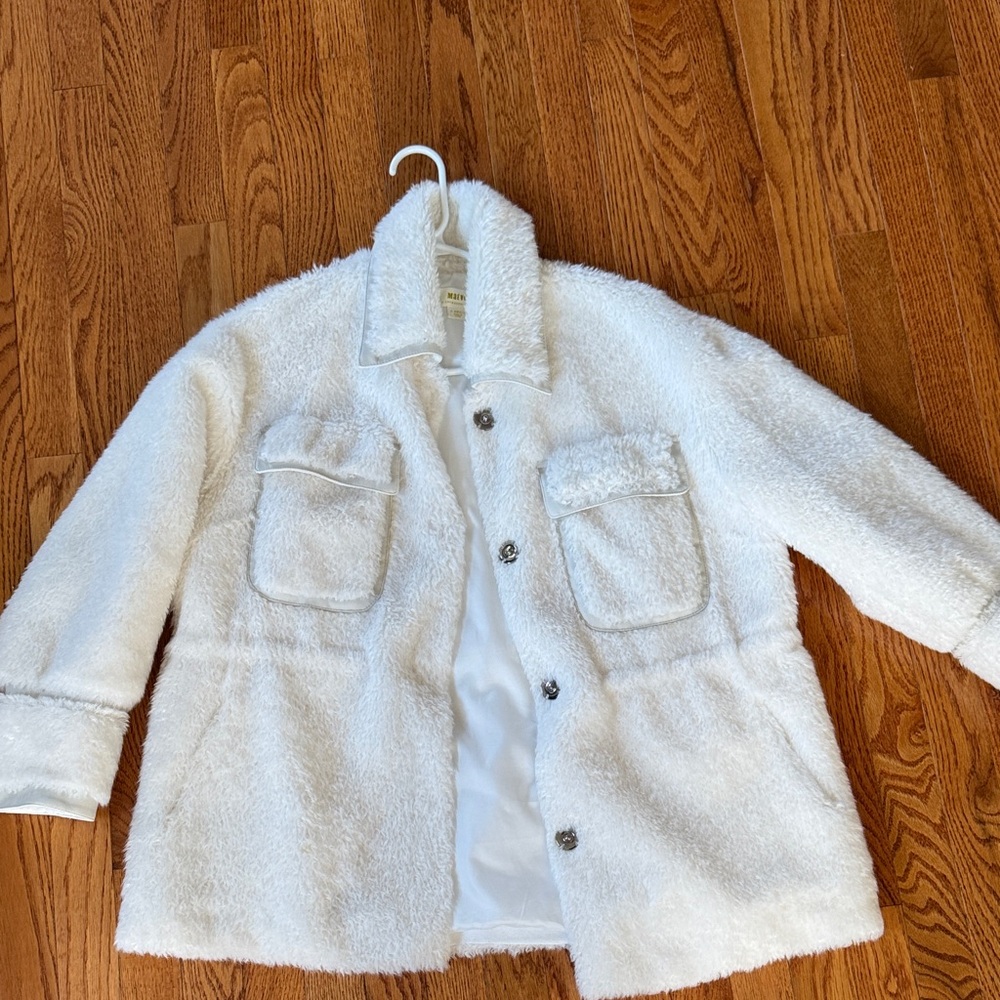 Maeve faux fur coat